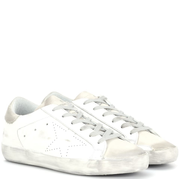 Golden Goose Shoes - Golden Goose Leather and Suede Sneakers